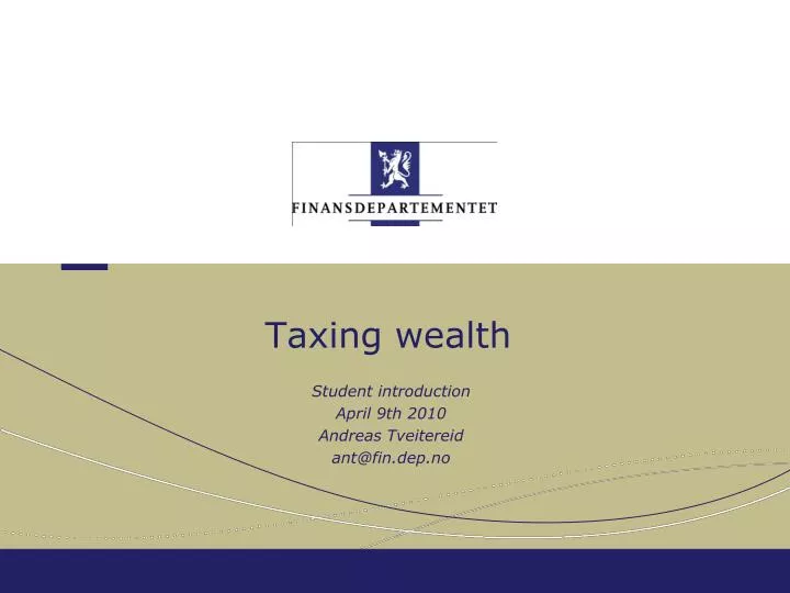 taxing wealth