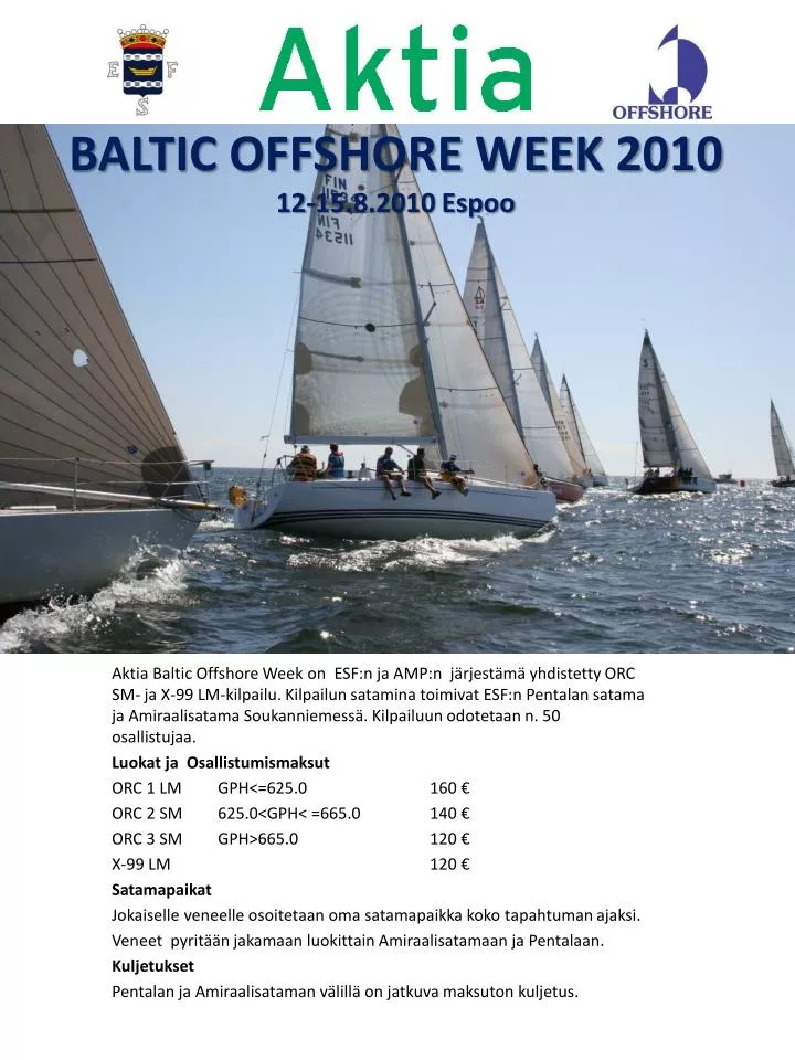 baltic offshore week 2010 12 15 8 2010 espoo
