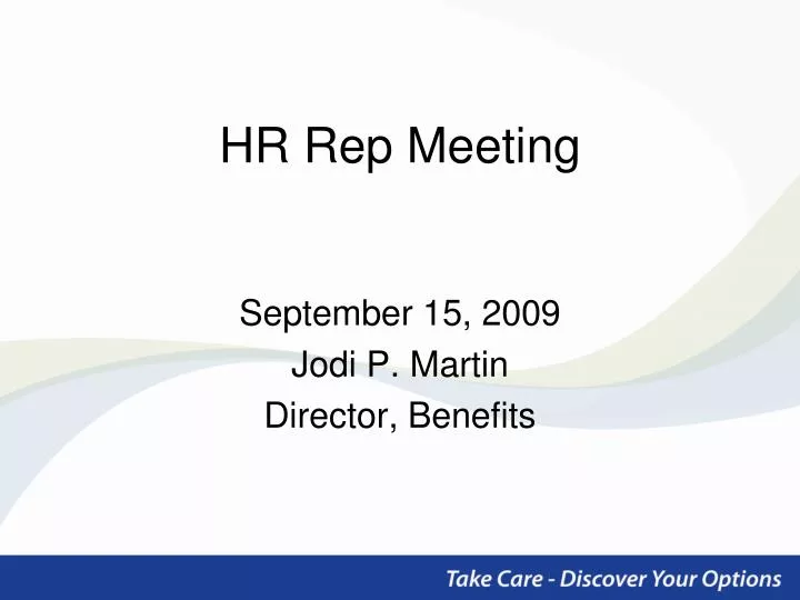 hr rep meeting