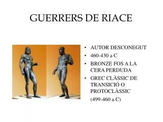 guerrers de riace