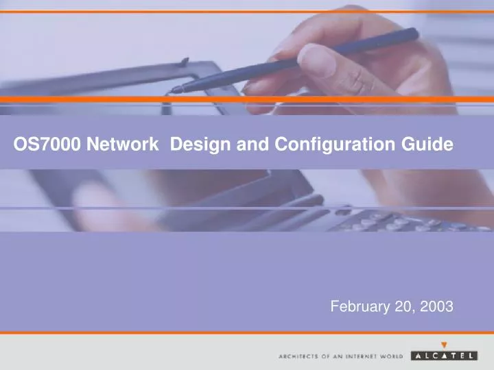 os7000 network design and configuration guide