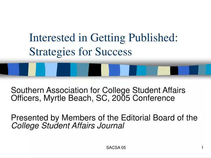 interested in getting published strategies for success