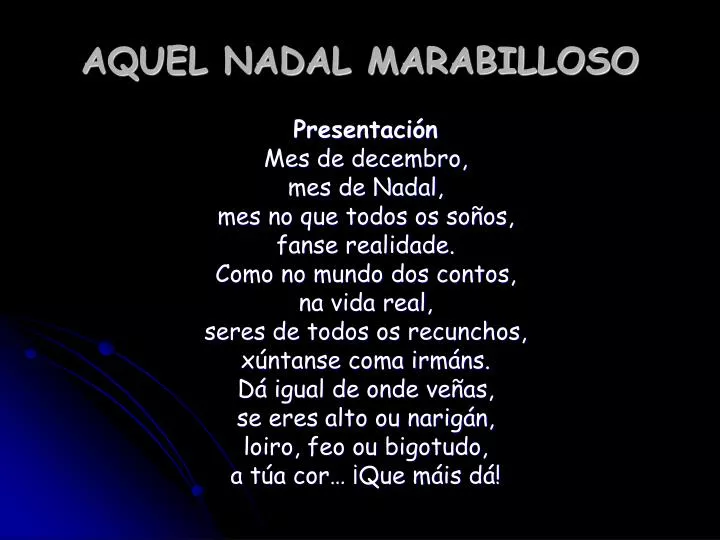 aquel nadal marabilloso