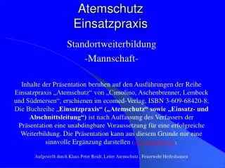 atemschutz einsatzpraxis