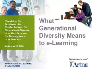 What Generational Diversity Means to e-Learning