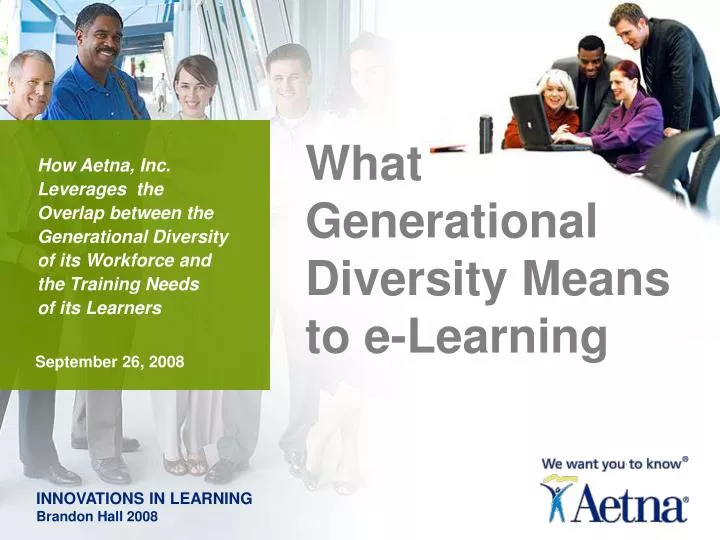 what generational diversity means to e learning