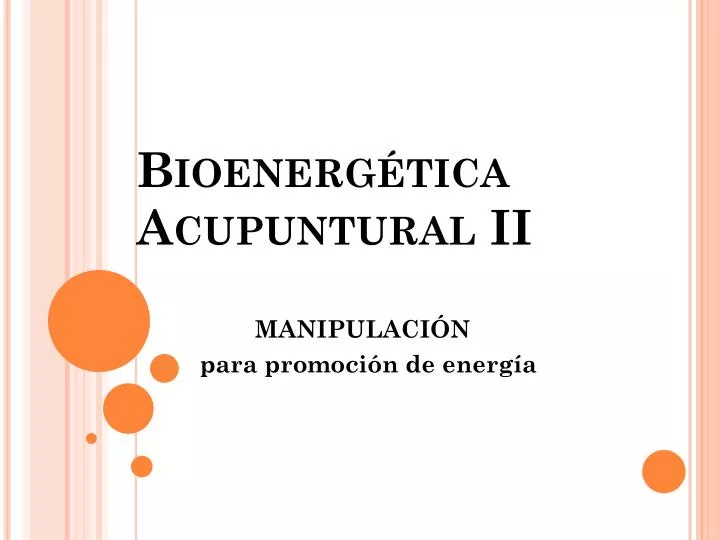 bioenerg tica acupuntural ii