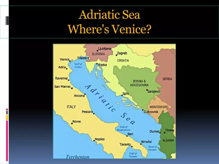adriatic sea where s venice