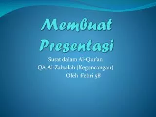 membuat presentasi