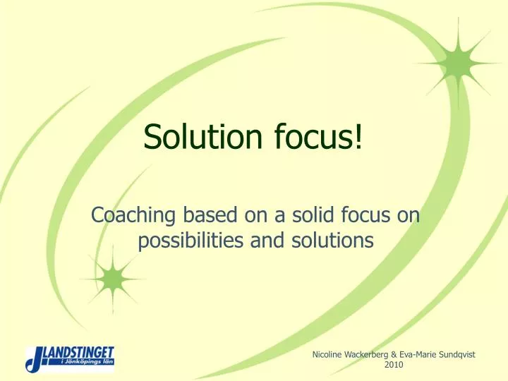 solution focus
