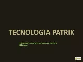 tecnologia patrik