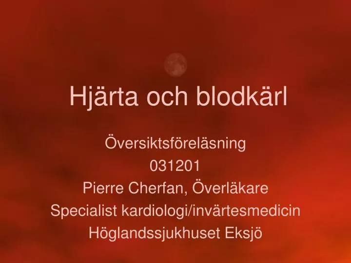 hj rta och blodk rl