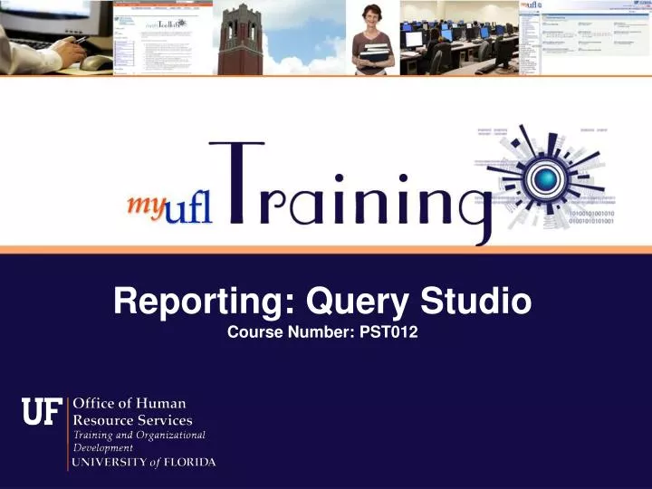 reporting query studio course number pst012
