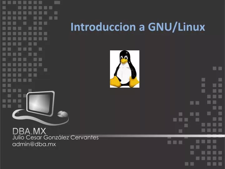 introduccion a gnu linux
