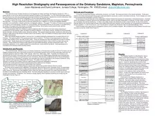 High Resolution Stratigraphy and Parasequences of the Oriskany Sandstone, Mapleton, Pennsylvania