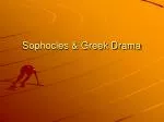 Sophocles &amp; Greek Drama - slide 1
