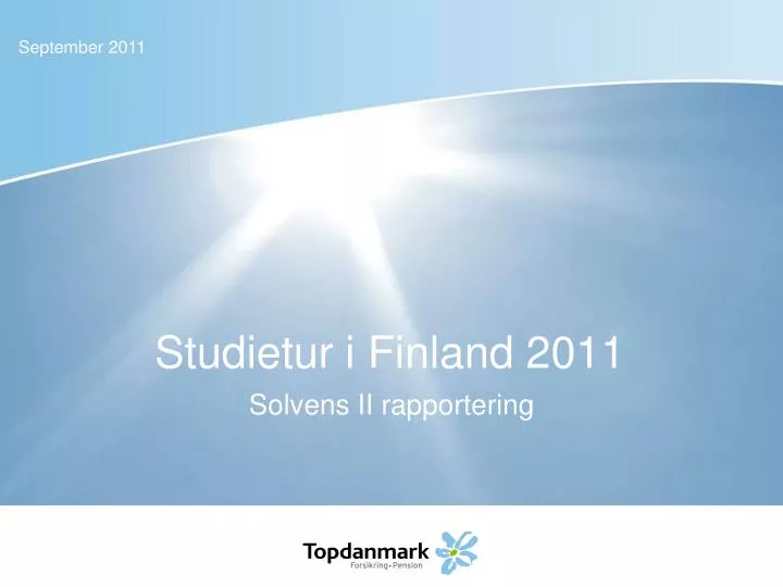studietur i finland 2011
