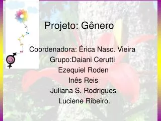 projeto g nero