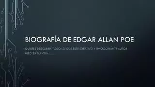 biograf a de edgar allan poe