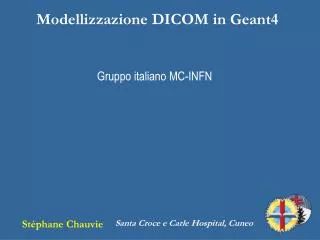 Modellizzazione DICOM in Geant4