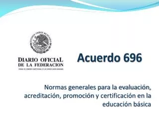 acuerdo 696