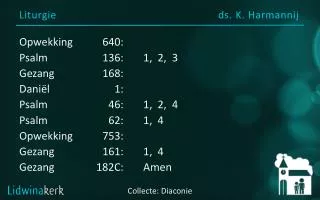 liturgie ds k harmannij