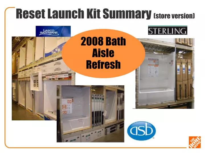 reset launch kit summary store version