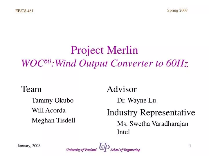 project merlin woc 60 wind output converter to 60hz