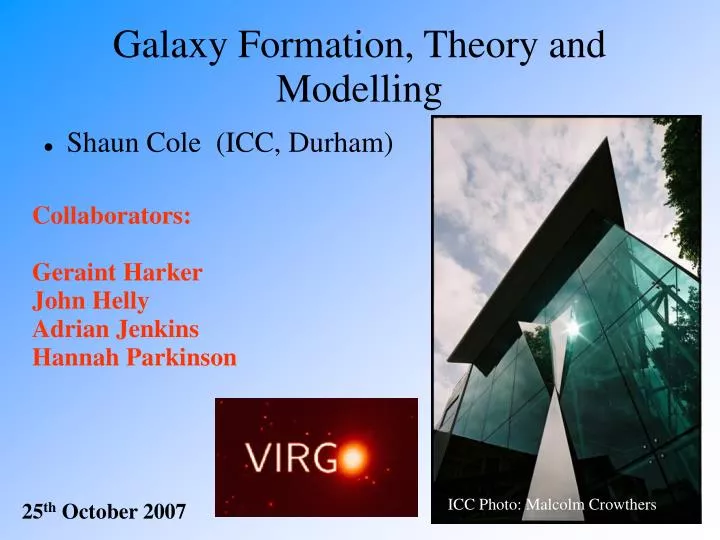 galaxy formation theory and modelling