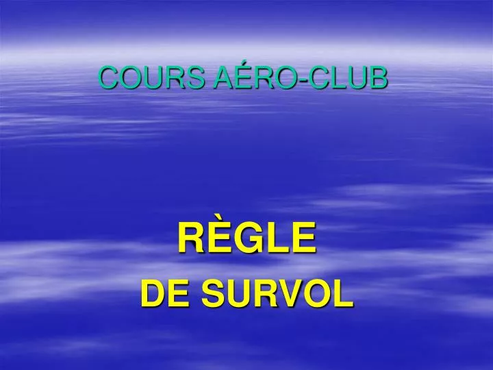 cours a ro club