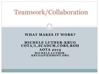 teamwork collaboration