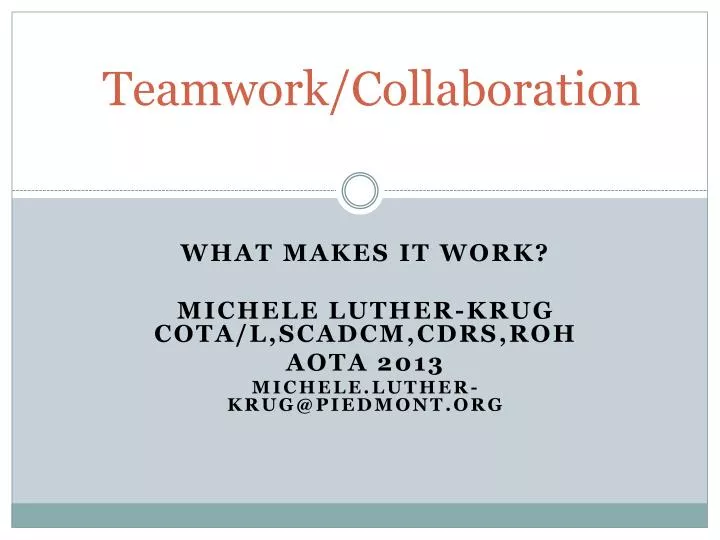 teamwork collaboration