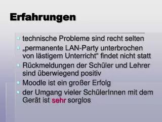 erfahrungen