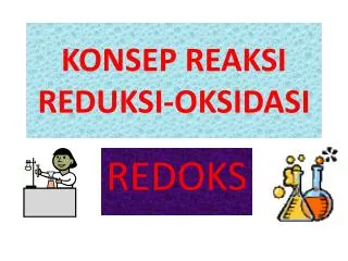 konsep reaksi reduksi oksidasi