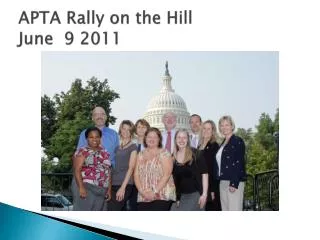 APTA Rally on the Hill June 9 2011