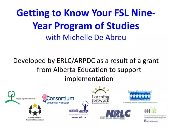 getting to know your fsl nine year program of studies with michelle de abreu