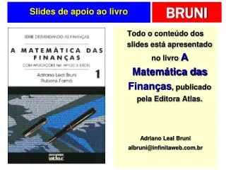 slides de apoio ao livro