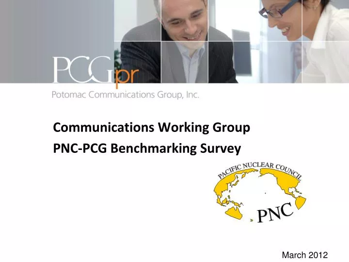 communications working group pnc pcg benchmarking survey