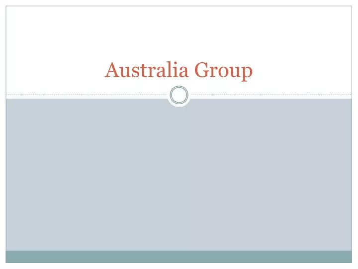 australia group