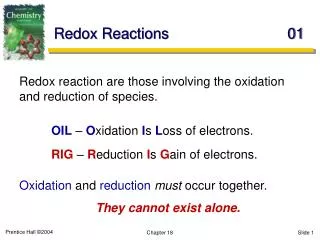Redox Reactions	01