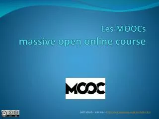 les moocs massive open online course