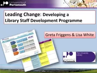 Leading Change : Developing a Library Staff Development Programme