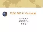 IEEE 802.11 Concepts - slide 1