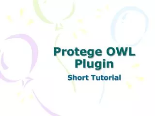 Protege OWL Plugin