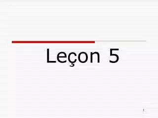 le on 5