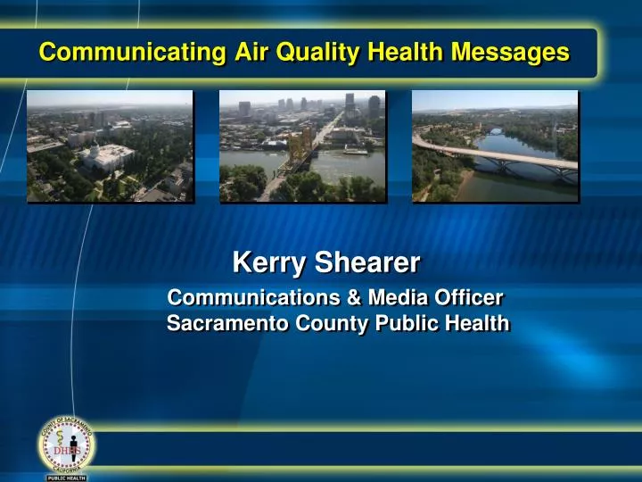 communicating air quality health messages