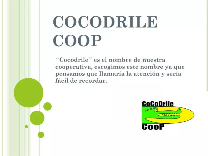 cocodrile coop
