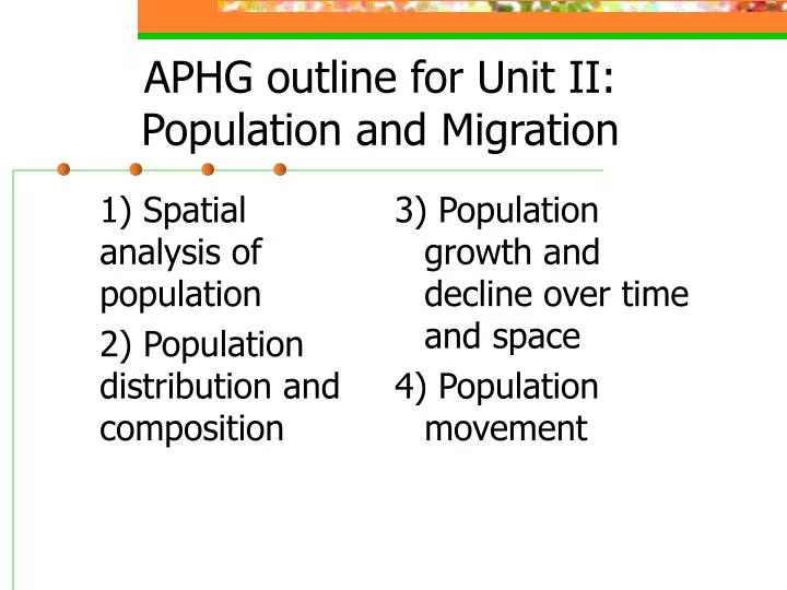 aphg outline for unit ii population and migration