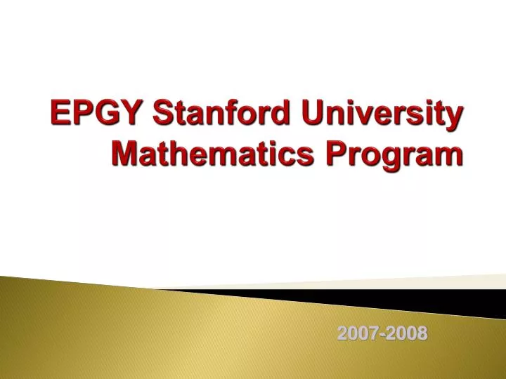 epgy stanford university mathematics program