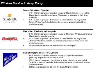 Capital Improvements, New Orleans